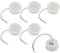 Trano 6x LED Modul als GU10 Ersatz - 5W warmweiß dimmbar aus Keramik super flach 230V - Leuchtmittel für Einbaustrahler Lampe Birne Leuchte Strahler
