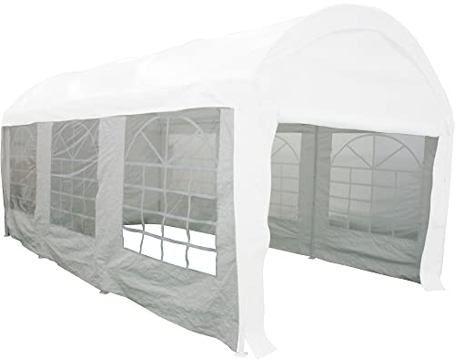 Seitenteile weiß zu Event Pavillon 3x6 Meter, Bezug aus Polyethylen, 140g/m² in weiß, 4 Stück
