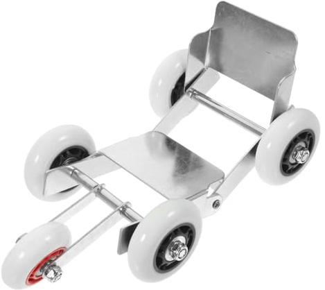 SOLUSTRE Patín para Neumáticos Transportador De Vehículos Rueda Giratoria Estructura Fácil Instalación Resistantes Corrosión