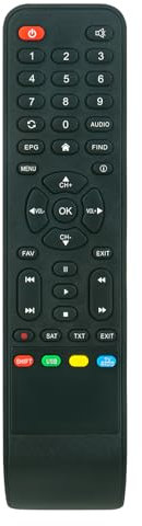 VINABTY RS8100M Replacement Remote Control Compatible with ENGEL Receiver RS8100HD MANDORS8100HD DVB-S2