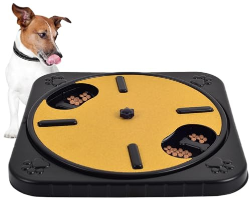 Cat Scratching Board for Nails, Dog Nail Scratching Board - Rotating Scratching Nail File for Dogs, Scratching Board for Claw Cutters with Treat Compartment for Dogs and Cats