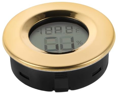 minkissy Mini Digital Hygrometer Thermometer for Indoor and Outdoor Use Design for Greenhouse Reptile Terrarium Mason Jars Real Monitoring Elegant Look Versatile