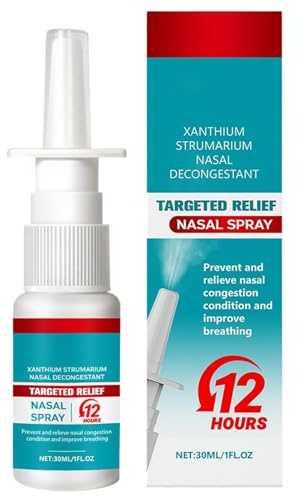 Spray Nasal, 30 ml Nebulizador de Cuidado Diario, Solución Hidratante De Cuidado Diario Para Alivio Nasal En Adultos Y Mujeres Hombres, Hogar Viaje Familia Amigos