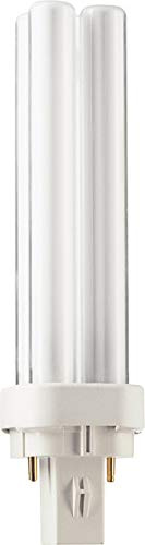 Philips Master PL-C 62086670 - Lámpara fluorescente compacta (13 W/840, G24d-1, 2 pines, TC-D)