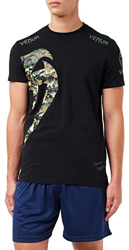 Venum, Giant T-Shirt, Herren, XL, Schwarz/Forest Camo