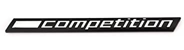QAZWSXD swaiwai Competencia 3D Logo Pegatina de Coche Emblema Insignia Tronco Calcomanía Apta for BMW Edición de truenos M1 M2 M3 M4 M5 M6 M7 M8 x3m x4m x5m x6m Pegatina (Color Name : S Competition)