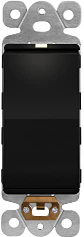 LIDER Lighted Decorator Switch, Paddle Light Switch, 1-Pole, 15A -277VAC
