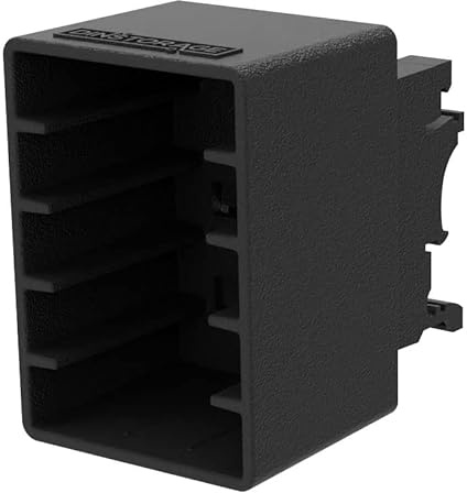 Fuse Cartridge Storage – 5 Fuse cartridges on DIN Rail or Flat Surface