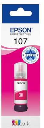 Epson EcoTank 107 Original Tintenflasche | Magenta| Hohe Reichweite – Bis Zu 7,200 Seiten | Kompatibel Mit ET-18100 | Markenqualität Für Optimale Ergebnisse