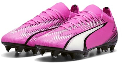 Puma Men Ultra Match Mxsg Soccer Shoes, Poison Pink-Puma White-Puma Black, 41 EU