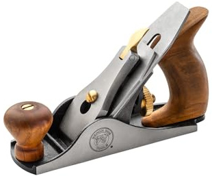 Bench Dog No. 1 Smoothing Plane – Durable Cast Iron Build Block Plane – Compact Wood Planer Hand Tool for Detail Trimming – Ideal Surface Planer for Cleaning Up Small Trouble Spots Of Reversing Grain