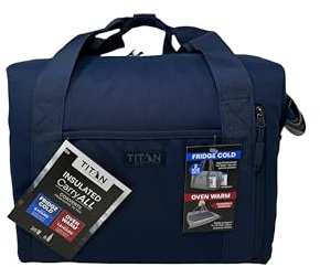 Titan by Artic Zone Isolierte Tragetasche, verwandelt sich von Reisetasche zu Tragetasche, Marineblau