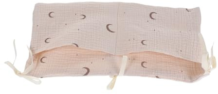 Abaodam Borsa Portaoggetti per Passeggino Organizer Doppie Tasche Realizzato in Morbido Cotone per Oggetti Essenziali del Ragazza e Arredamento Cameretta