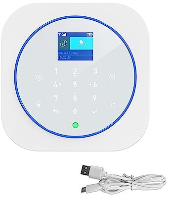 Sistema de alarma de seguridad inteligente para el hogar, conectividad inalámbrica GSM WiFi con control de aplicación para mayor seguridad y protección