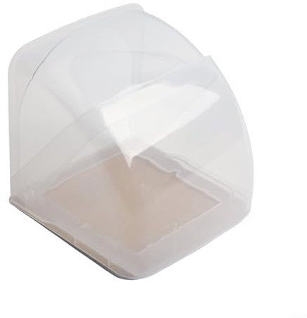 Eawfgtuw Caja de enchufes impermeable para exteriores con cubierta de lluvia, material de policarbonato de larga duración, 86 tipos, carcasa de placa de pared para jardín o patio, resistente a la