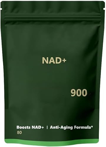 NUOVO - NAD + Nutritional - 900 mg di energia organica pura - Supporto energetico cellulare - Vegan