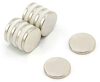 Ultrahohere Leistung N52 Neodym Magnet - 15mm Durchmesser x 2mm Dick - 2,4kg Zug - Pack von 10