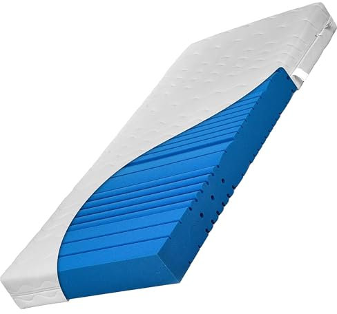 DaMi Kaltschaum-Matratze Deluxe I für Guten Schlaf & gegen Rückenschmerzen, Orthopädische Bett-Matratze (RG 45), Made in Germany, mit waschbarem Bezug, Härtegrad H2 bis 90 kg, 140x200 cm