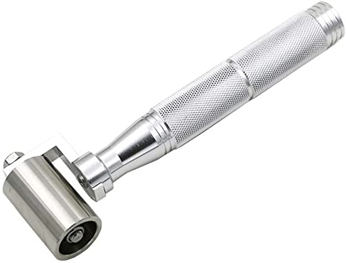 40mm Edelstahl Tapete Kantennahtrolle Flache Andruckrolle Dekoration Naht DIY Werkzeug