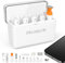 Maxsure iPhone Cleaning Kit 12 in 1, Airpods Cleaning Kit, Laptop Cleaner Set, iPad/Phone Charging Port Cleaner Repair & Restore Tool, Multi Tool Set for USB C Port/Lightning Cables, White