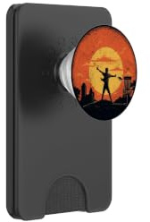 Disc-Golf-Jugador Disc-Golfing Game Vintage Disc-Golf PopSockets PopWallet para MagSafe