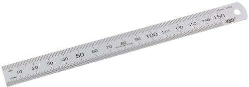 Draper Expert 150mm Stainless Steel Rule | 6 Precision Metal Ruler for Cutting | 22670