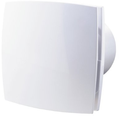 SKS24 Abluftventilator Adorno, 100mm, Timer, Weiß, 152 x 120 x 30 mm, Badlüfter