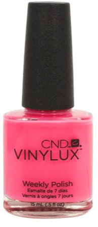 Cnd Vinylux #121 Hot Pop Pink Nail Polish Lacquer 0.5Floz