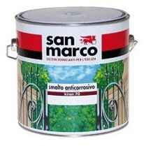 San Marco KIRON 70 Smalto anticorrosivo ad effetto micaceo, colore: Grigio chiaro, size: 2,5 lt