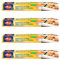 ALBAL Lot de 4 Papier cuisson 16 Feuilles Pré-découpées, Papier sulfurisé alimentaire anti-glisse et anti-adhérent, démoulage facile