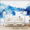 YABAOST Carta Da Parati 3D Effetto 3D Blu Fumo Paesaggio Minimalista Fotomurale 300X200Cm - Fotografica Fotomurali Decorazione Dell'Ufficio Della Camera Da Letto Del Salone, Pvc Hd