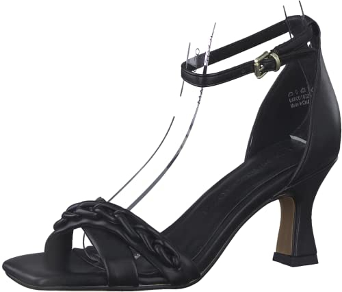 MARCO TOZZI Damen Sandale mit Absatz, Blockabsatz, weiches FEEL ME Fußbett, ideal für Business und Freizeit