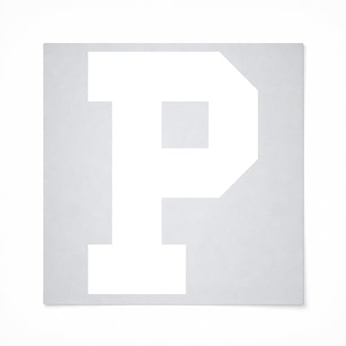 Letter P Reusable Mylar Stencil - Art Craft Supplies New Sizes (12)