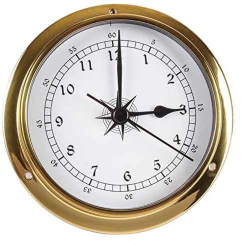 RUNLAIKEJI Traditional Weather Station, Barometer, Thermometer, Hygrometer, Clock, Thermometer and Hygrometer, Tide Meter, Weather Station Indoor and Outdoor Use, Barometers weather instruments