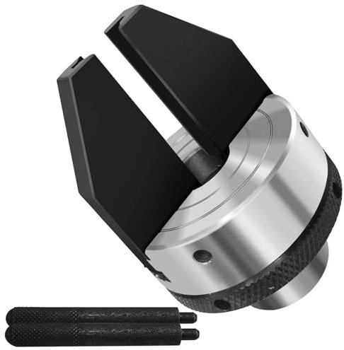 NNBWKIXI 2-inch 2-Jaw Pen Drilling Wood Lathe Chuck with 1 X 8TPI Direct Thread,Dedicated Pen Drilling Lathe Chuck Chuck for Woodturning Pen Turning Lathe