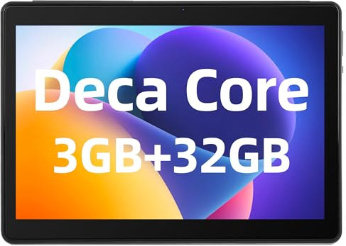 Haipky 10.1 Android 10.0 Smart Phone Tablet, 10-Core MTK6797, 3GB+32GB, Dual Cameras, Dual 4G Lte SIM, 1280 * 800 IPS Screen, 6000mAh Battery, WiFi, Bluetooth, Metal Shell (Grey)