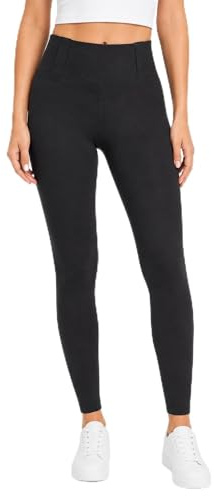 RKsports Ladies Aramid Motorcycle Motorbike Super Leggings Pants Leg Length Short 28''/Regular 30'' (UK, Numeric, 18, Regular, Short, Black)
