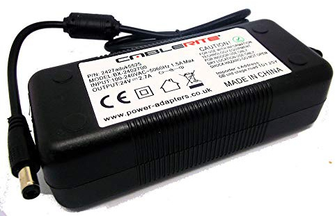 24V Power Adapter for DeWALT DCR029 DAB Radio UK Plug PSU