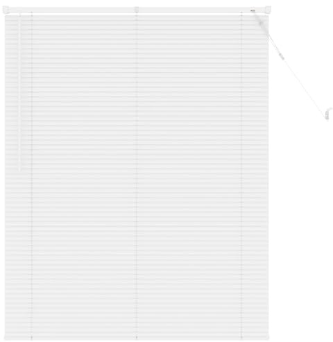 vidaXL Persiana Veneciana 150 x 120 cm PVC, Persiana Veneciana Moderna y Resistente para Oficina en casa, filtra luz, Protege privacidad, Uso Interior