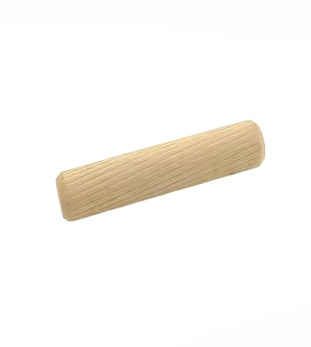 100 piezas Tacos de Madera 10m x 30mm, Clavijas Cónicas Ranuradas para Fresado, Manualidades, Bricolaje, Carpintería