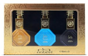 Irth Collection Miniature tre fragranze EDP in scatola regalo da 15 ml per