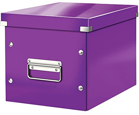 Leitz 61090062 Click & Store Boîte de Rangement cubique Taille M Violet Moyen