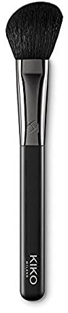 KIKO Milano Face 10 Blush Brush | Vinklad borste av naturfibrer för rouge, bronzers och highlighters