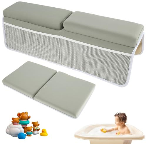 Lot de 2 coussins de bain ergonomiques pour la nuque, les coudes, les genoux, les coudes, les genoux, les coussins de bain pour la baignoire, le spa à la maison