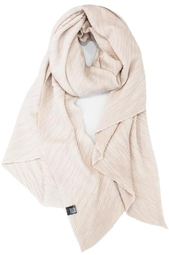 Van Der Rich ® - Zerknitterte Tücher Eleganter Vintage-Schal - Damen (17-Beige)