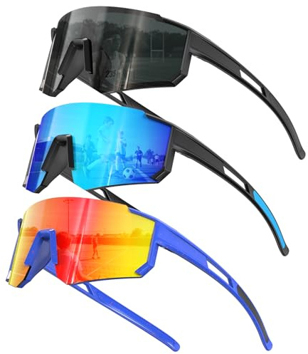 KALIYADI Kids Polarized Sunglasses Youth-Baseball-Sunglasses: Boys Girls Sport Running UV400 Protection Sun Glasses Age 6-14