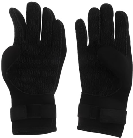DECOMELODY Guanti Termici da Immersione in Neoprene Unisex Resistenti all Acqua e Antiscivolo Caldi e Durevoli per Snorkeling Surf e Sport Acquatici all Aperto