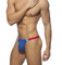 Evankin Men's Sexy Underwear Thong Swimsuit Short Pants Low Rise with Cup Swimming Brief Color Quick Drying Bikini（Blue-M）