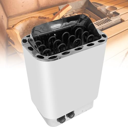 vnmudzeo Electric Sauna Heating Stove Adjusted Temp 30-110 ℃,3000 W-9000 W Commercial Stainless Steel Sauna Ovens,for Home Hotel Spa Shower Use,3kw