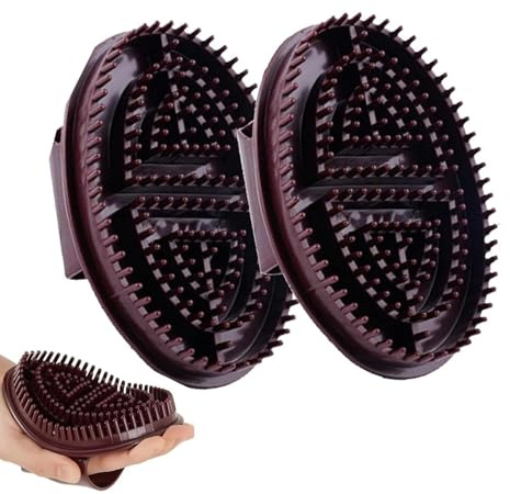 Meridian Pressure Brush, 2 Pack Meridian Body Massage Brush, Relieve Muscle Fatigues Body Massage Brushes for Back Legs Arms, Relax Relieving Stress Meridians Brushes Massages Tool, for Men & Women